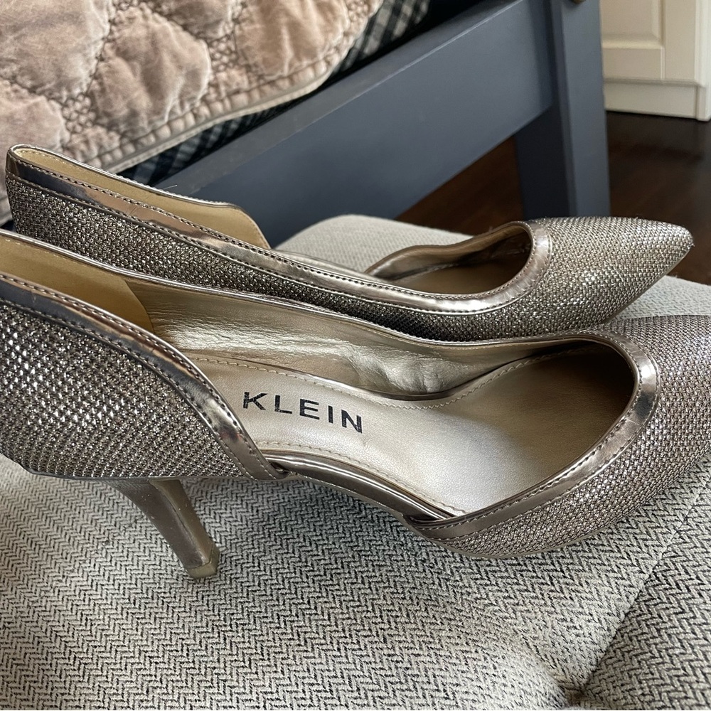 Anne Klein Metallic Heels
